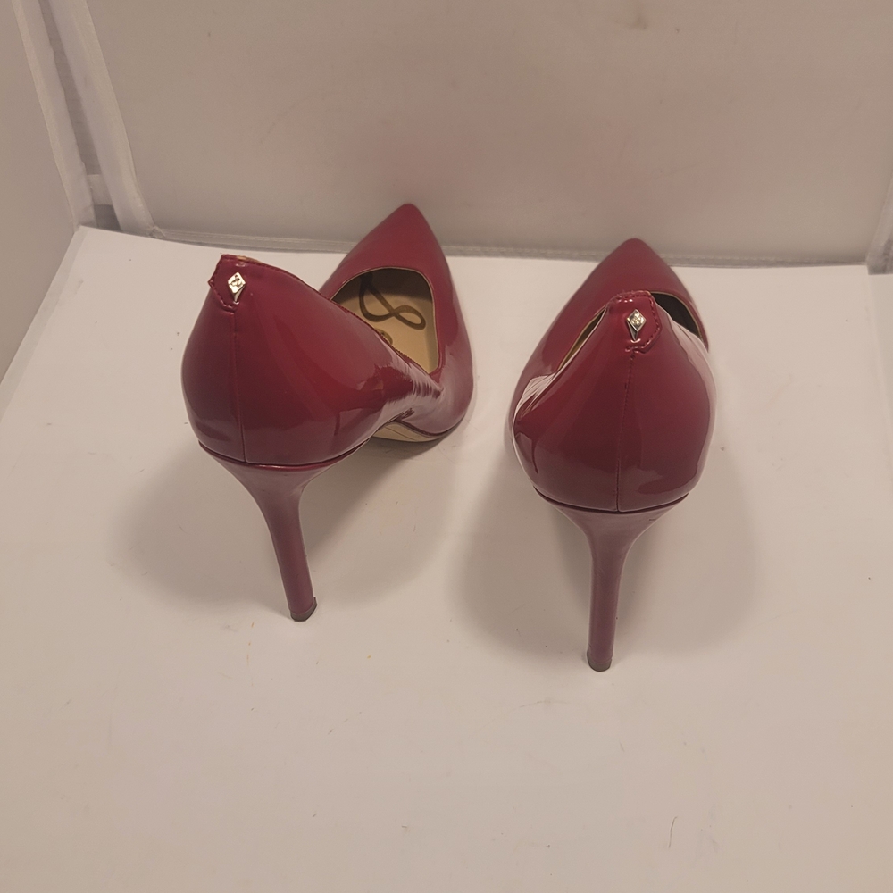 Sam Edelman Women's Burgundy Heels - Picture 3 of 4